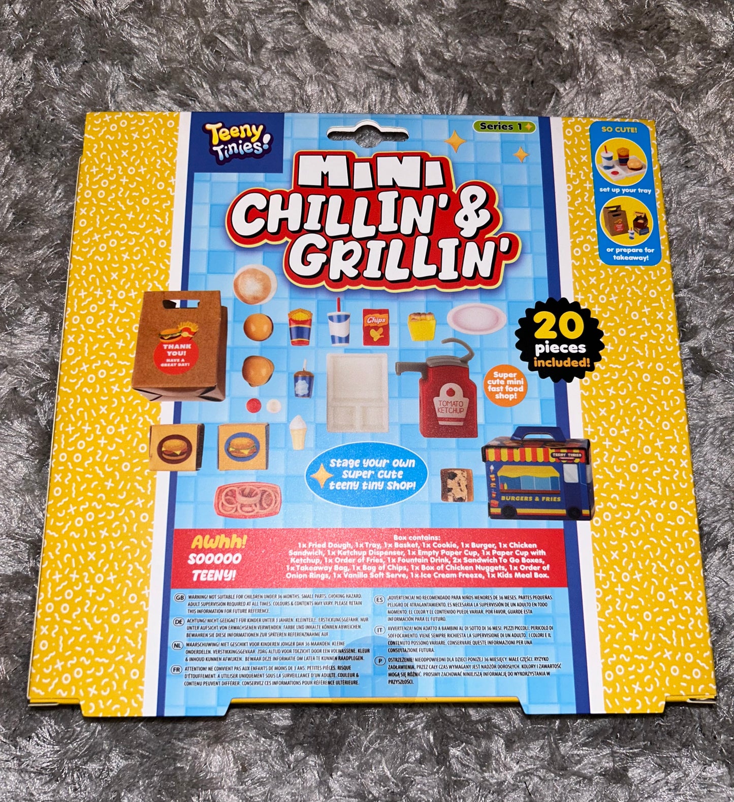 Brand new Teeny Tinies mini chillin’ & grillin’ Set