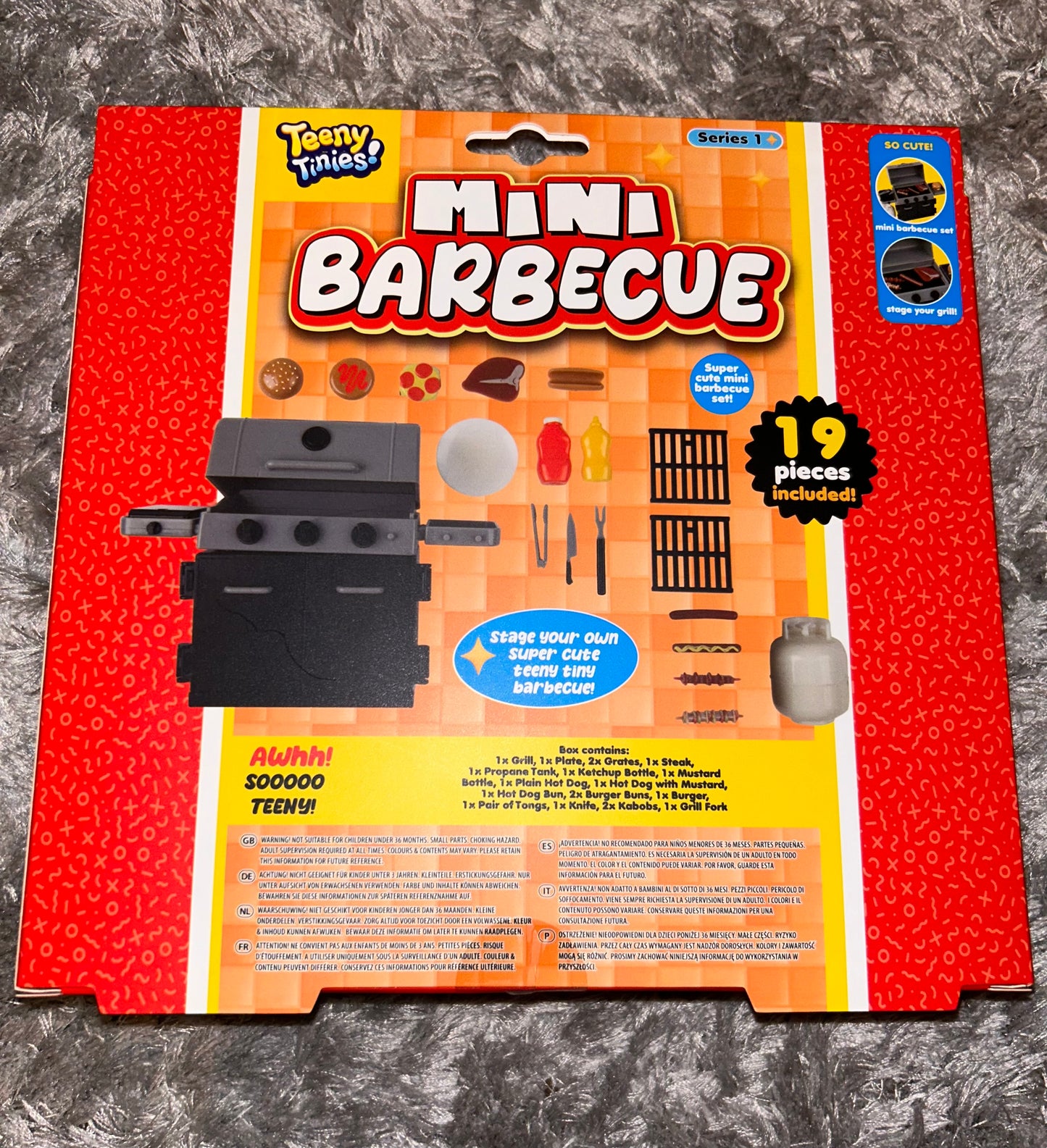 Brand new Teeny Tinies mini barbecue Set