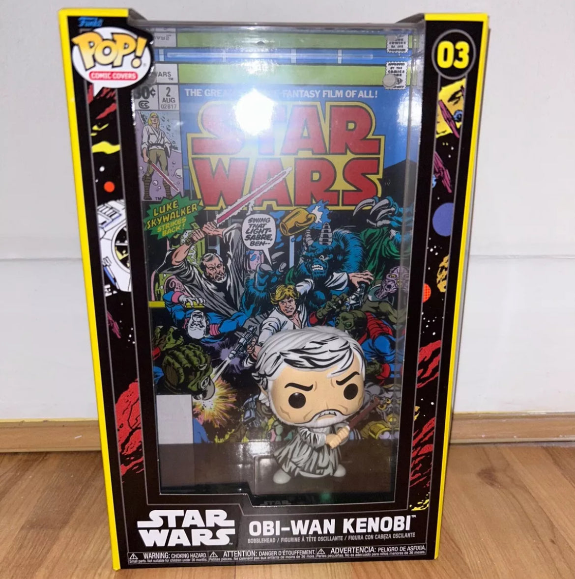 Brand New Funko Pop Comic Cover, Star Wars - Obi- Wan