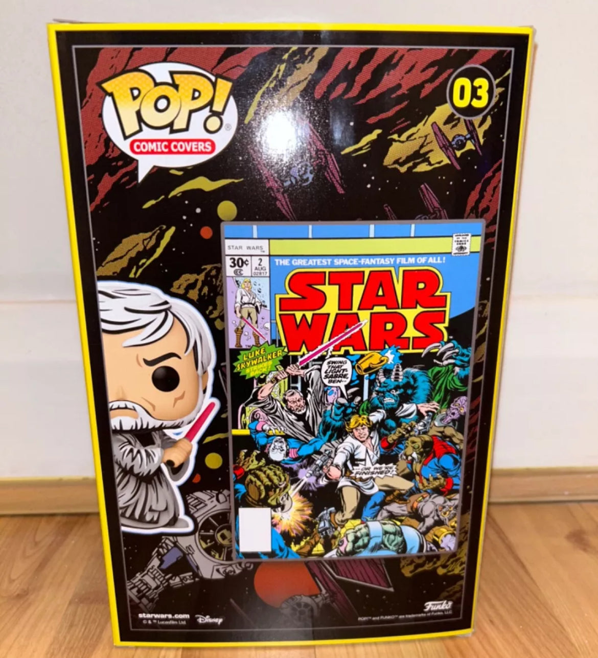 Brand New Funko Pop Comic Cover, Star Wars - Obi- Wan